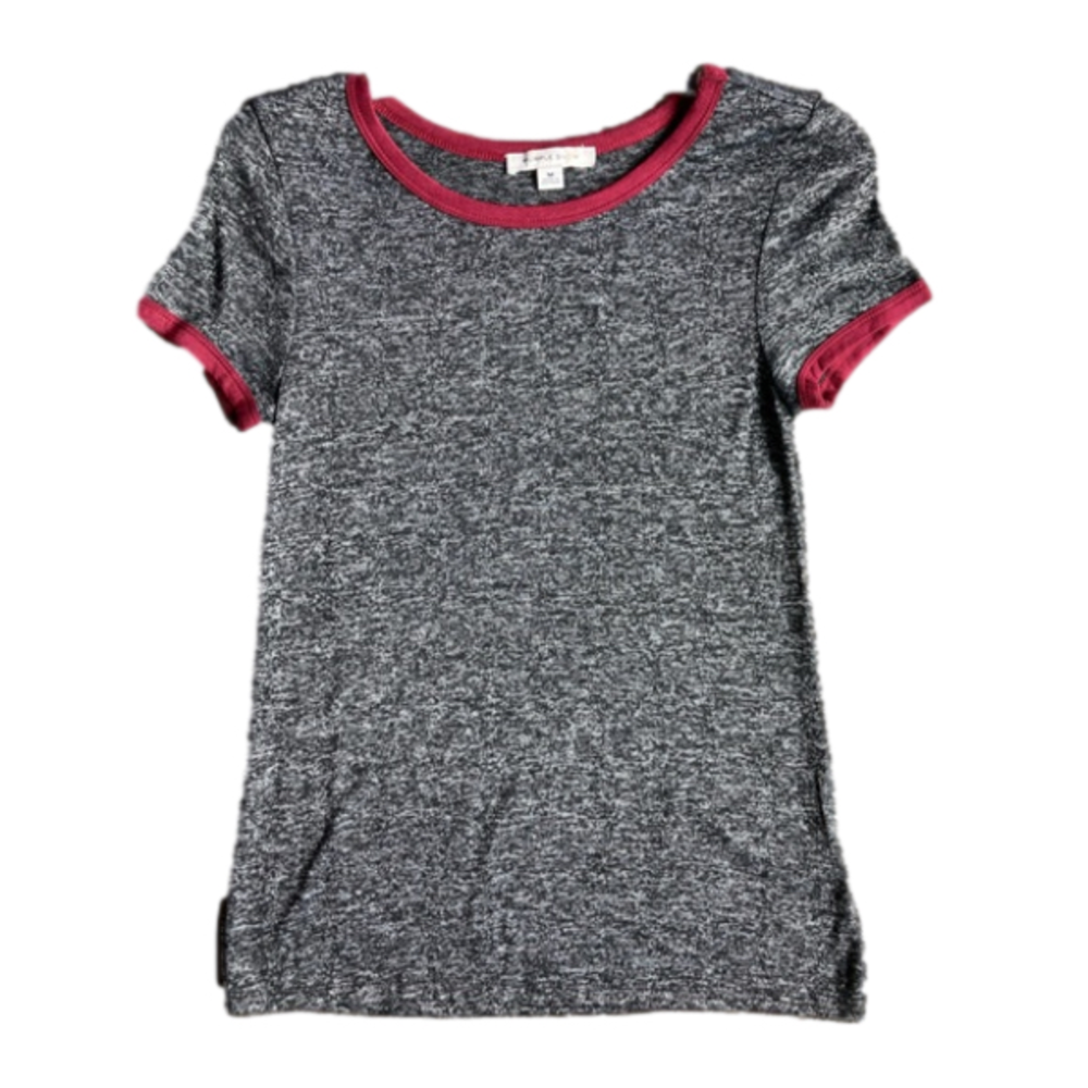 Purple Snow Size Medium Gray/Burgundy Shirt